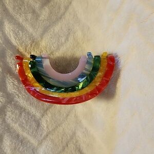 Colorful Rainbow Hair Clip